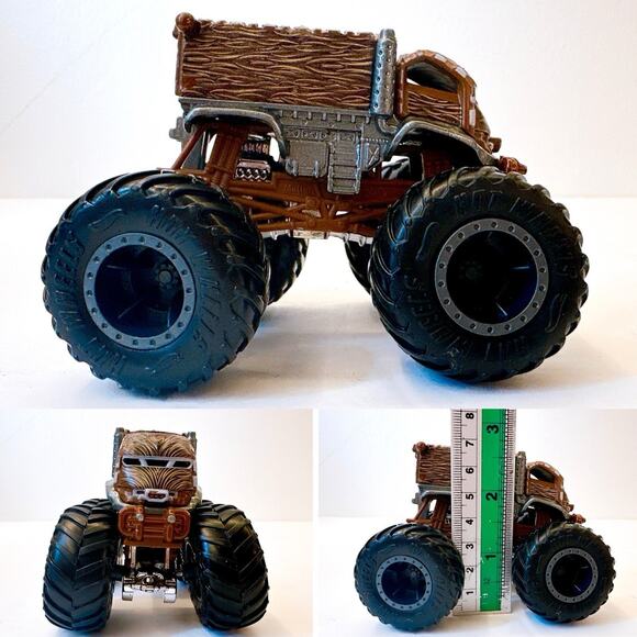 ❌SOLD❌ Hot Wheels Monster Trucks Race Ace #68 Scratch Attack, Star War Chewbacca - Picture 4 of 9